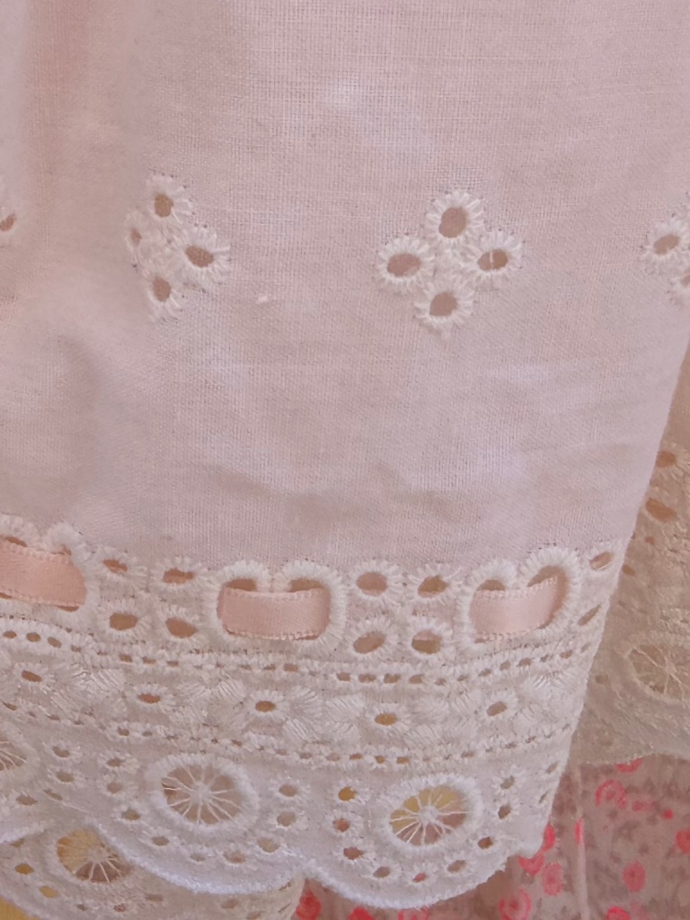 Baby Girl White eyelet dress Size 1